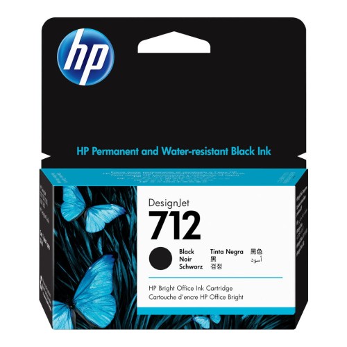 Wkład atramentowy HP 712 BK  czarny 38 ml 3ED70A