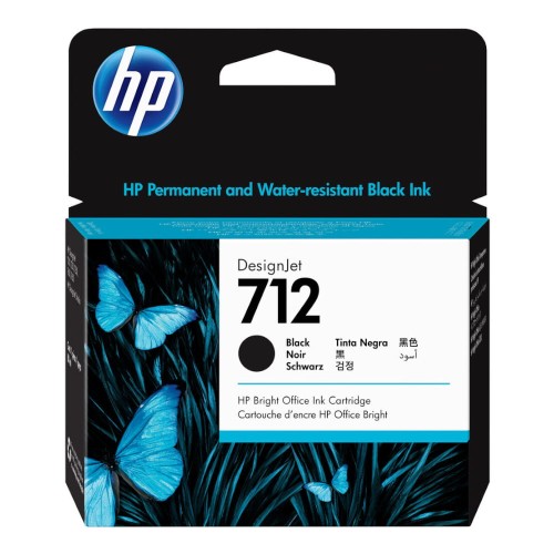 Wkład HP 712 BK czarny 80 ml 3ED71A