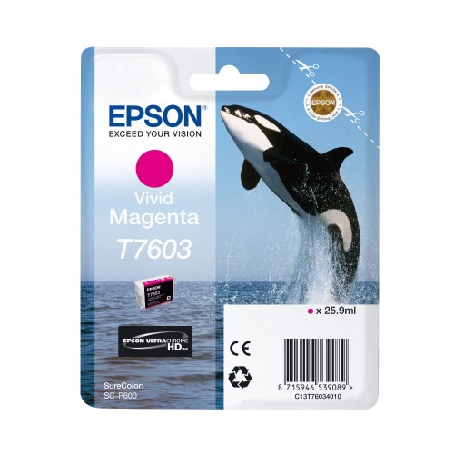 Tusz EPSON T7603 M - magenta