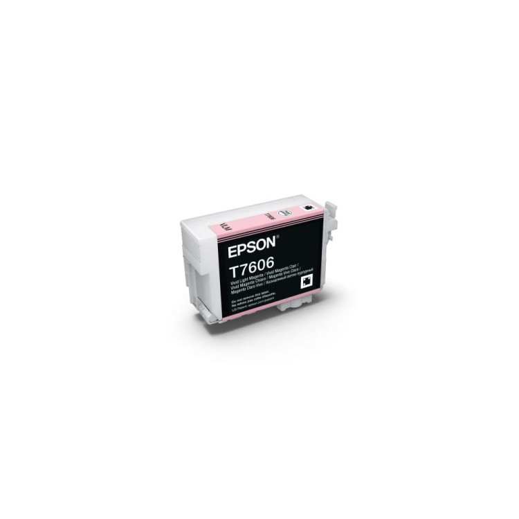 Tusz EPSON T7606 LM - jasny purpurowy