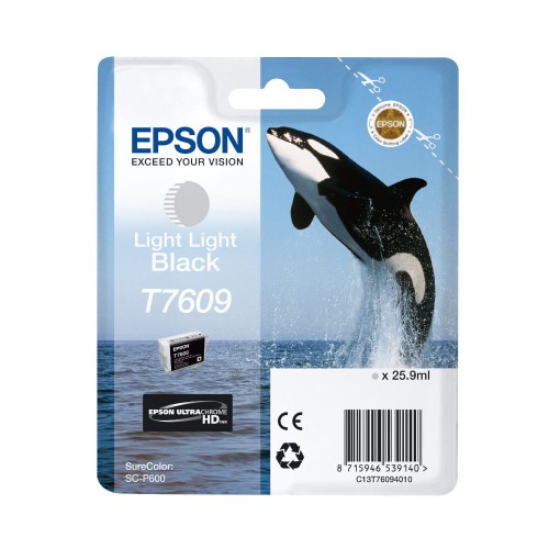 Tusz EPSON T7609 LLBK - jasny jasny czarny