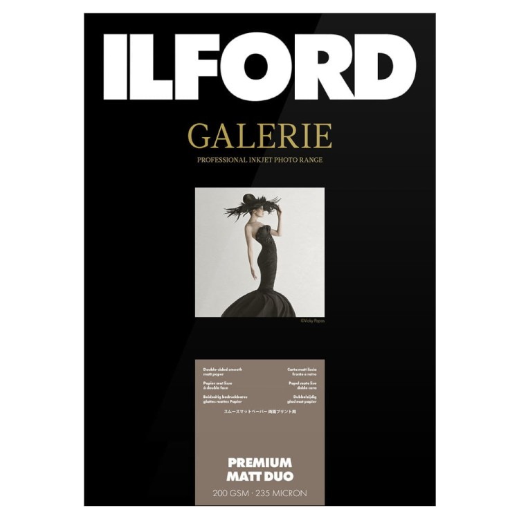 Papier dwustronny matowy do zdjęć ILFORD GALERIE Premium Matt Duo 200