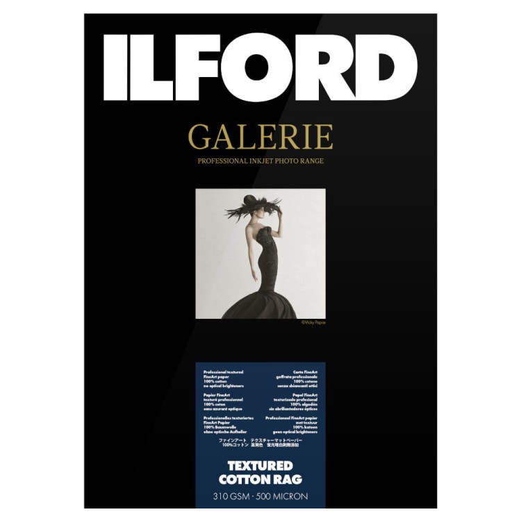 Papier ILFORD GALERIE Textured Cotton Rag 310