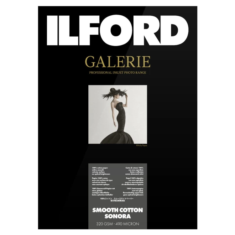 Papier fotograficzny ILFORD GALERIE Smooth Cotton Sonora 320