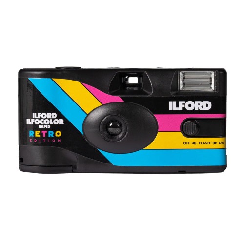 Jednorazowy analogowy aparat fotograficzny ILFORD Ilfocolor Rapid Retro Edition Single Use Camera 2005154