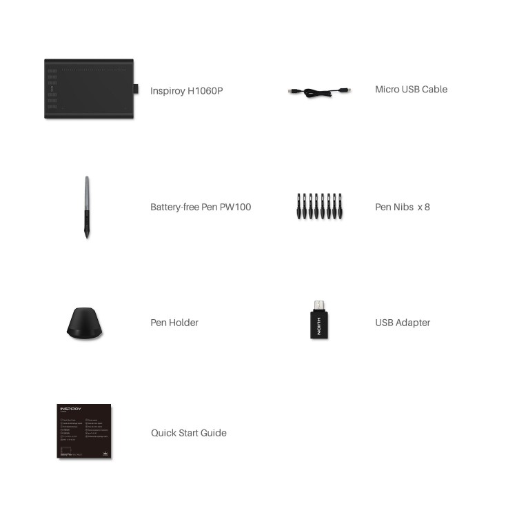 Tablet graficzny Huion H1060P