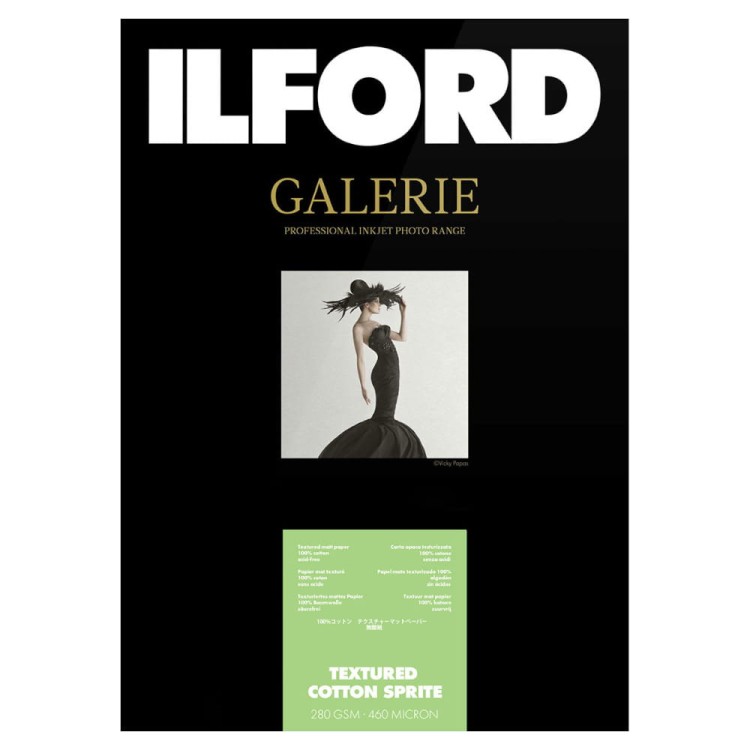 Papier ILFORD GALERIE Textured Cotton Sprite 280 g/m2