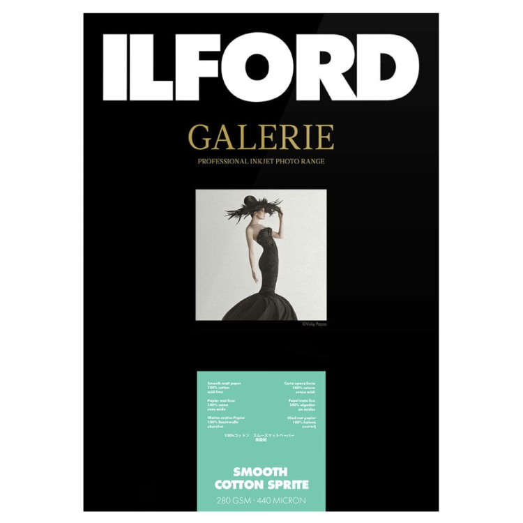 Papier ILFORD GALERIE Smooth Cotton Sprite 280 g/m2