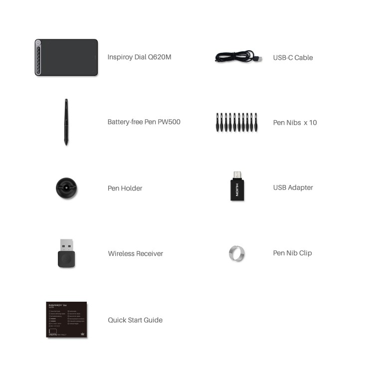 Tablet graficzny Huion Q620M