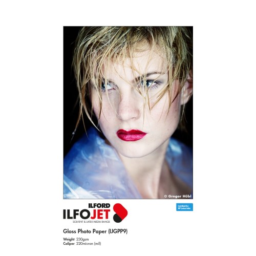 Papier do eco-solwentu, solwentu, latex ILFORD IlfoJet Gloss Photo Paper IJGPP9 230g/m2