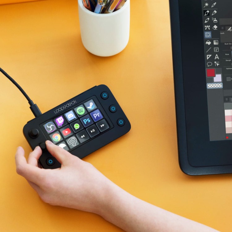 Konfigurowalna konsola edycyjna LOUPEDECK Live S do streamingu