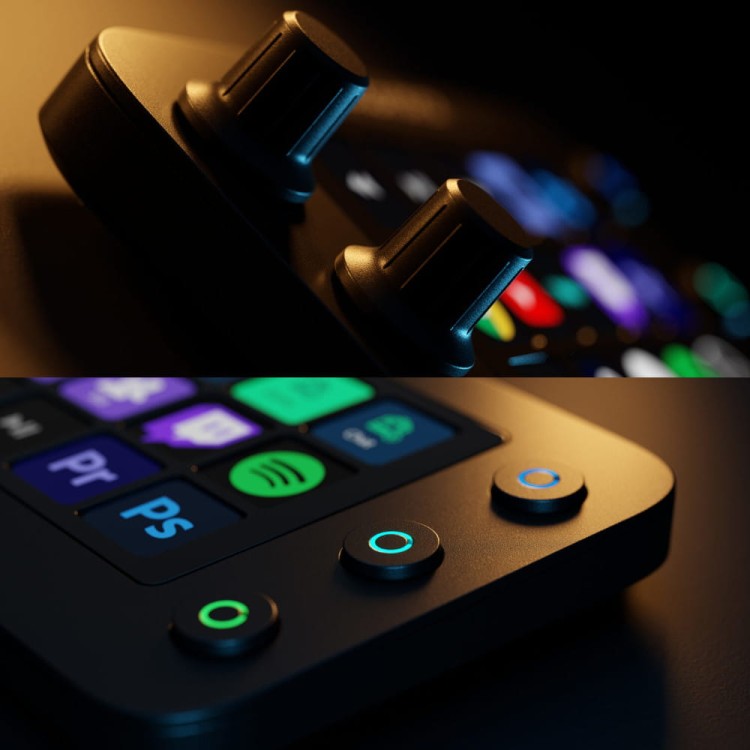 Konfigurowalna konsola edycyjna LOUPEDECK Live S do streamingu