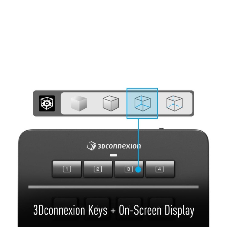 Bezprzewodowa klawiatura numeryczna 3DCONNEXION Numpad Pro 3DX-700105 3DX700105