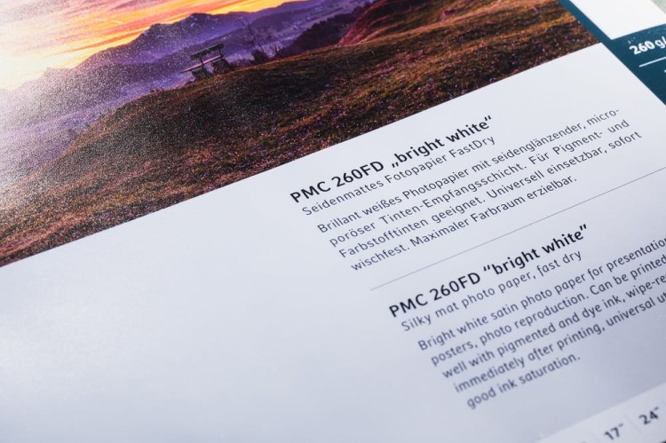 Papier mediaJET PMC 260FD Bright White 260 g/m2 - A4, 50 arkuszy