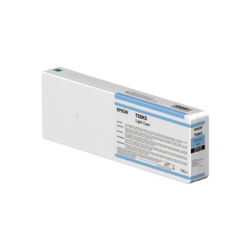 Tusz EPSON T55K5 LC - jasny błękitny (700 ml) C13T55K500