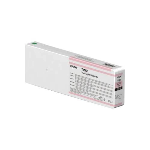 Tusz EPSON T55K6 LM - jasny purpurowy (700 ml) C13T55K600