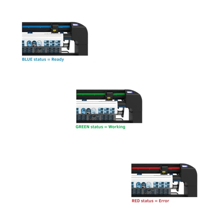 Ploter tnący Summa S Class 3 D75 (S3D75) - status bar