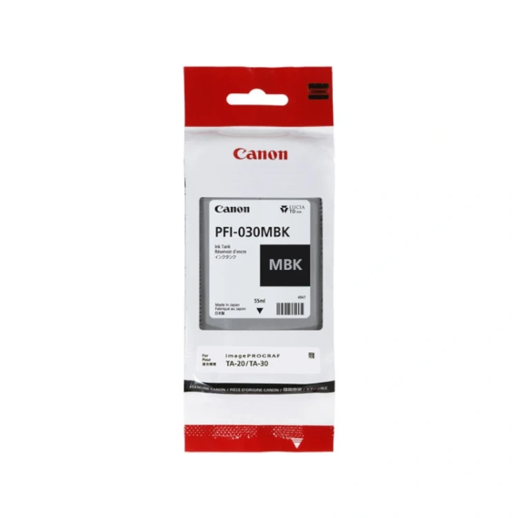 Tusz CANON PFI-030 MBK - czarny matowy