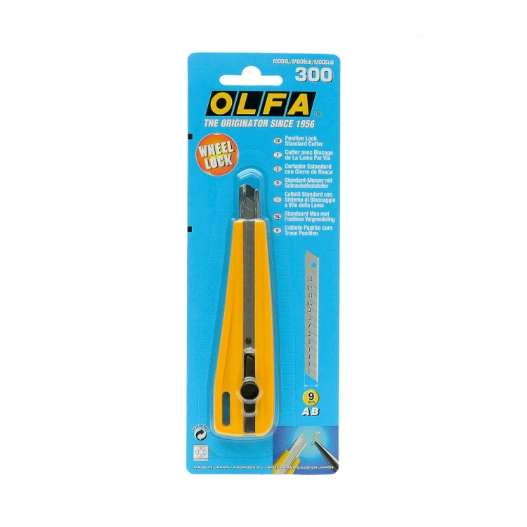 Nożyk OLFA model 300 w opakowaniu