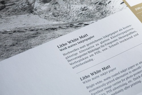 mediaJET Litho White Matt