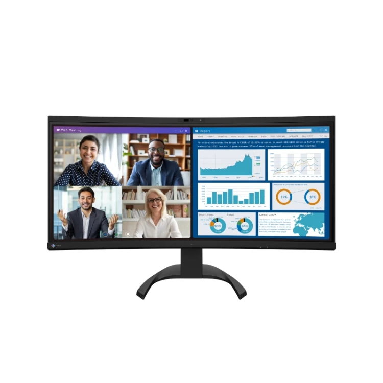 Monitor EIZO FlexScan EV3450XC 34,1 cala UWQHD IPS - czarny