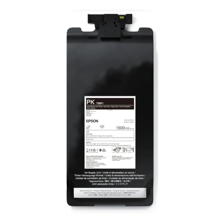 Atrament EPSON T56F1 PBK - czarny fotograficzny o pojemności 1600 ml C13T56F100
