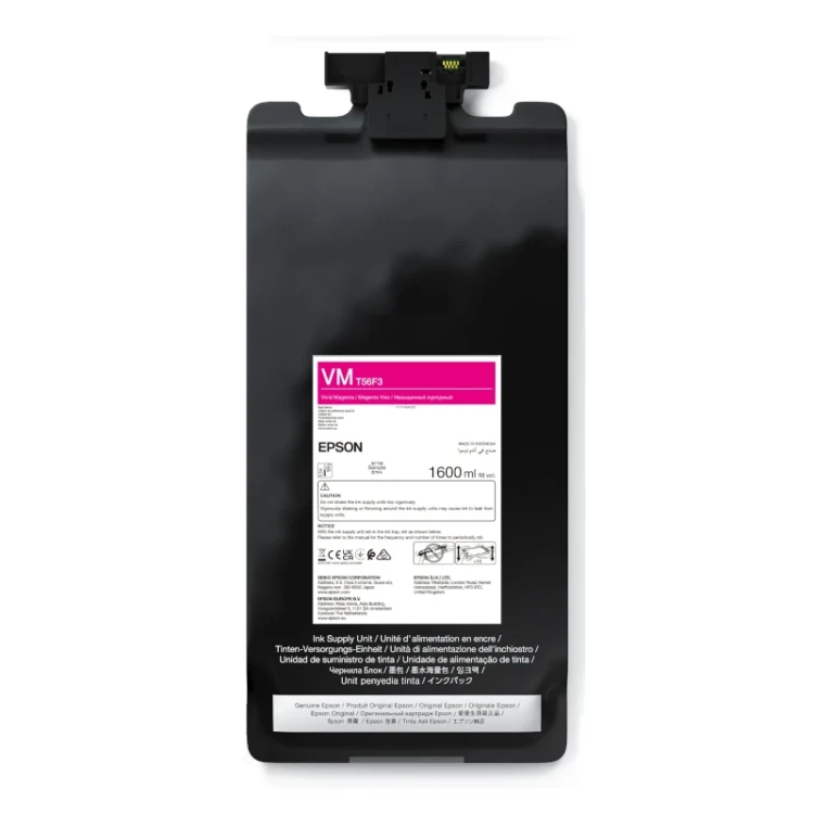 Atrament EPSON T56F3 VM - purpurowy o pojemności 1600 ml do drukarki EPSON SC-P20500 C13T56F300