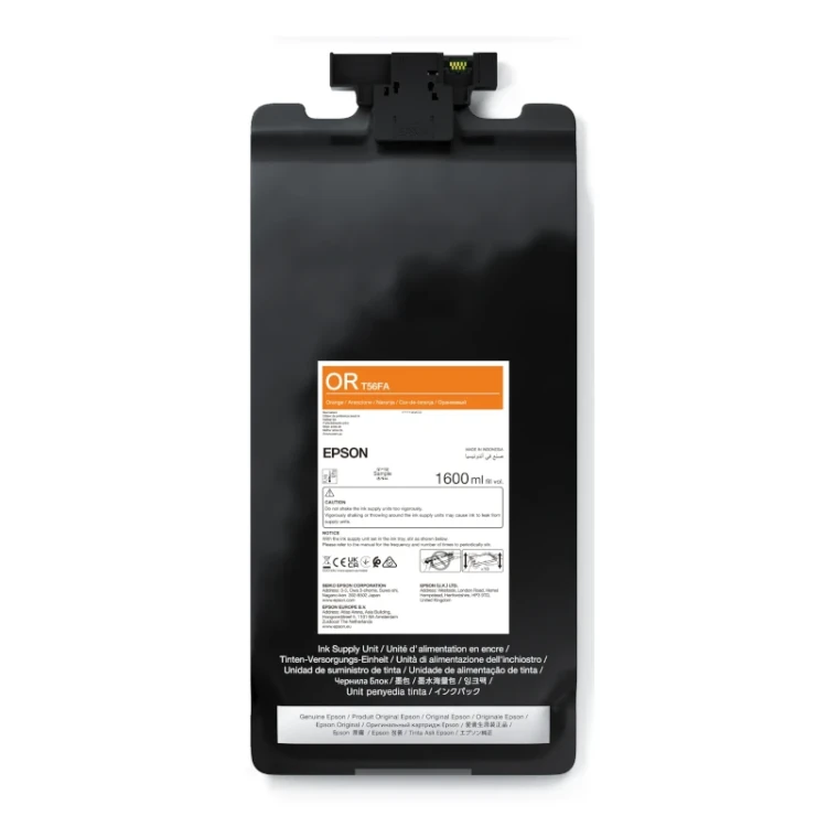 Atrament EPSON T56FA OR - pomarańczowy o pojemności 1600 ml do drukarki EPSON SC-P20500 C13T56FA00