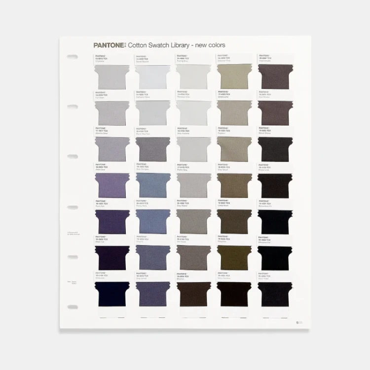Wzornik kolorów PANTONE FHI Cotton Swatch Library Dualities Pack FHIC100C