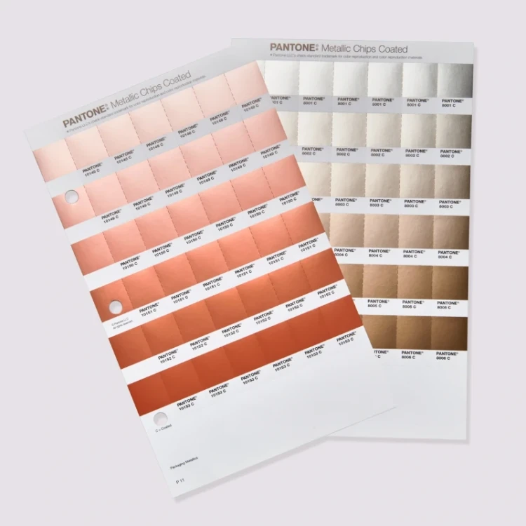 Wzornik kolorów PANTONE Metallic Chips Solid Coated Book GB1507C