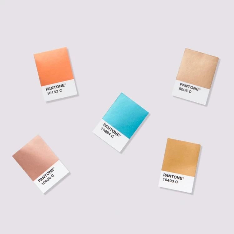 Wzornik kolorów PANTONE Metallic Chips Solid Coated Book GB1507C