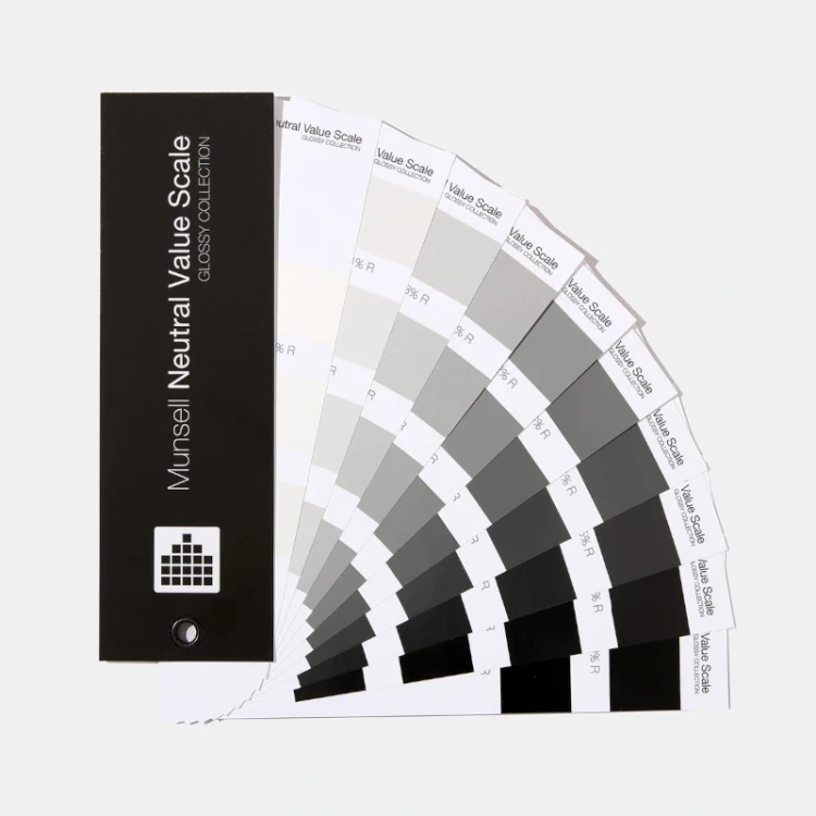 Skala neutralnych barw MUNSELL Neutral Value Scale - Glossy Collection M50130
