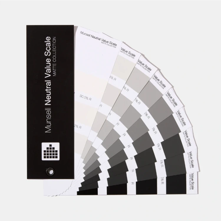 Skala neutralnych barw MUNSELL Neutral Value Scale - Matte Collection M50135