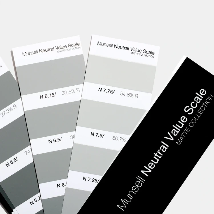 Skala neutralnych barw MUNSELL Neutral Value Scale - Matte Collection M50135