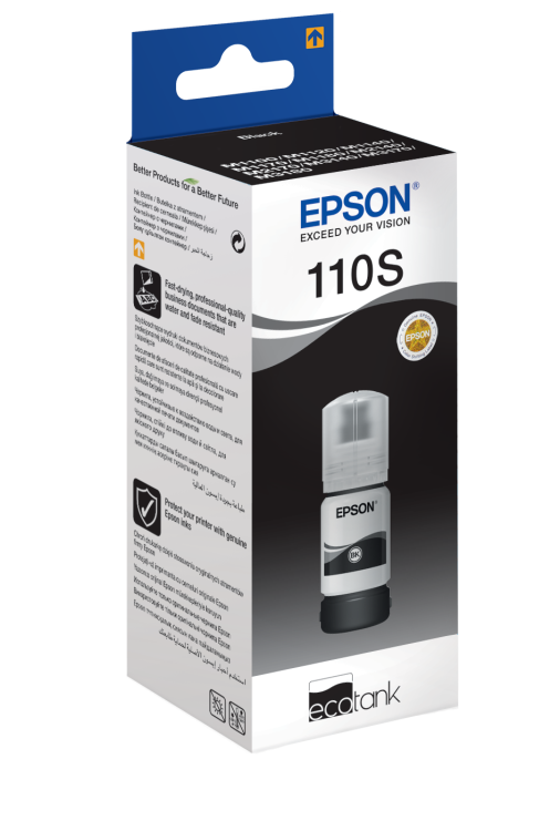 Tusz Epson 110s EcoTank - czarny C13T01L14A