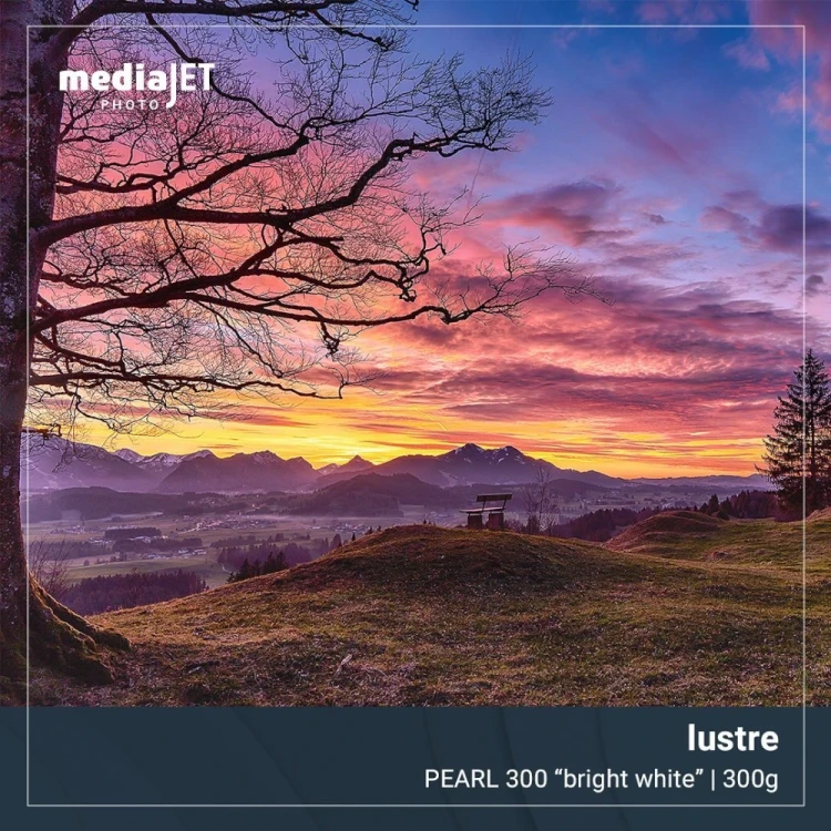 Papier mediaJET Pearl 300 Bright White 300 g/m2 - 610mm x 5m