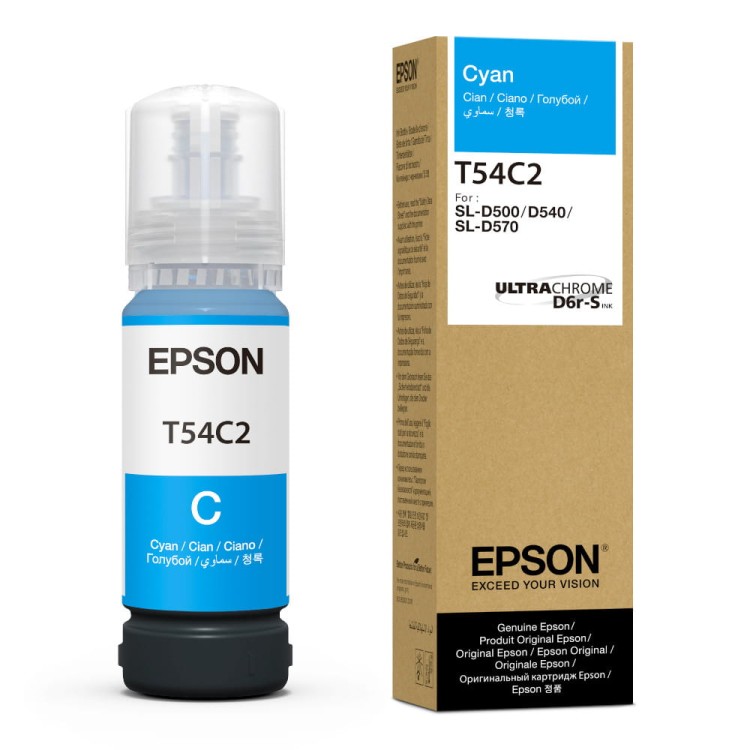 Tusz Epson T54C2 C - cyan 70 ml