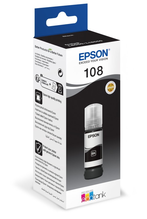 Tusz EPSON 108 EcoTank T09C1 - czarny