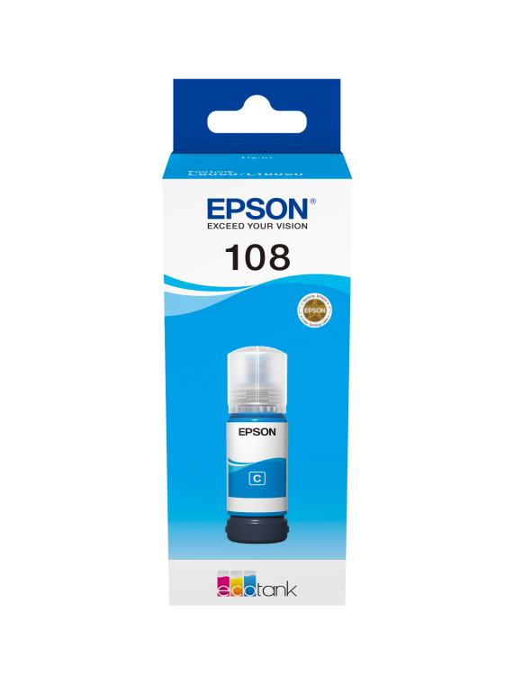 Tusz EPSON 108 EcoTank T09C2 - cyan