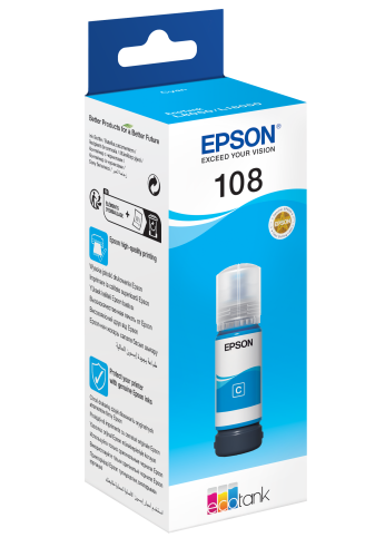 Tusz EPSON 108 EcoTank T09C2 - cyan