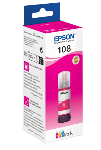Tusz EPSON 108 EcoTank T09C3 - magenta