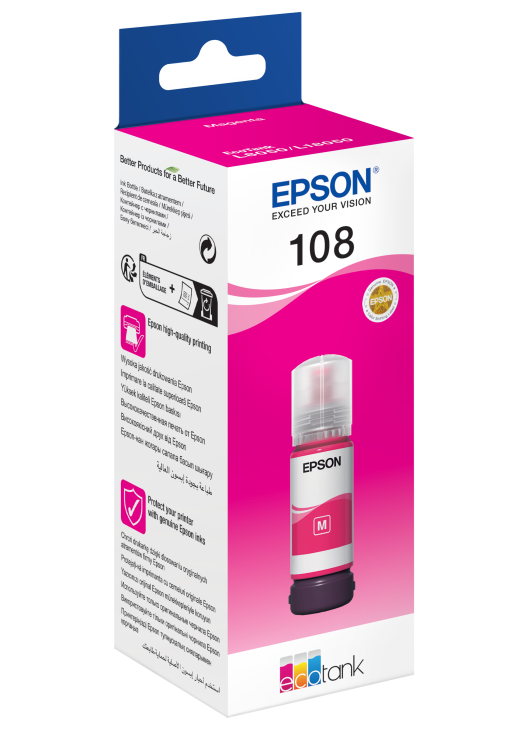 Tusz EPSON 108 EcoTank T09C3 - magenta