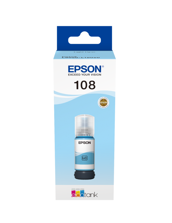 Tusz EPSON 108 EcoTank T09C5 - light cyan
