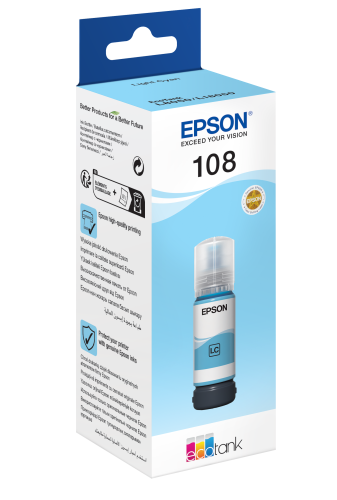 Tusz EPSON 108 EcoTank T09C5 - light cyan