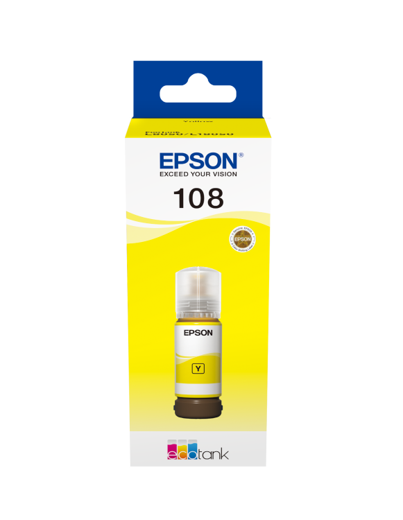Tusz EPSON 108 EcoTank T09C4 - yellow