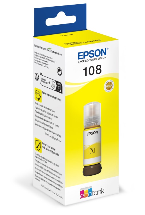 Tusz EPSON 108 EcoTank T09C4 - yellow