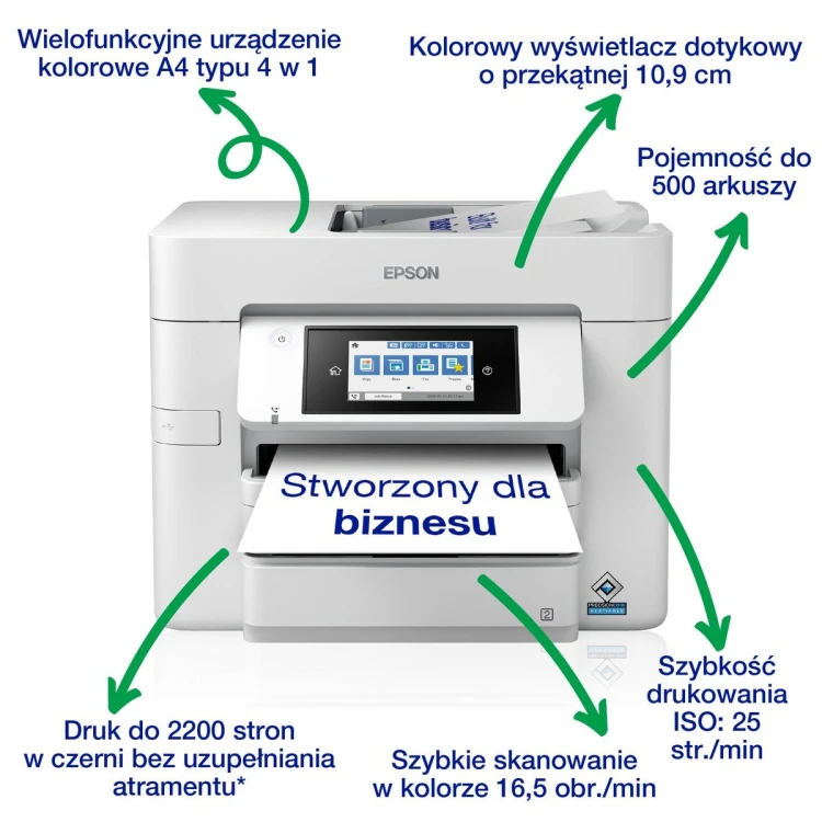 Drukarka wielofunkcyjna EPSON WorkForce Pro WF-C4810DTWF