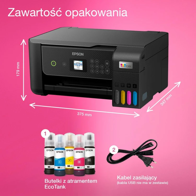 Drukarka wielofunkcyjna EPSON EcoTank L3280 – zdjęcie 3