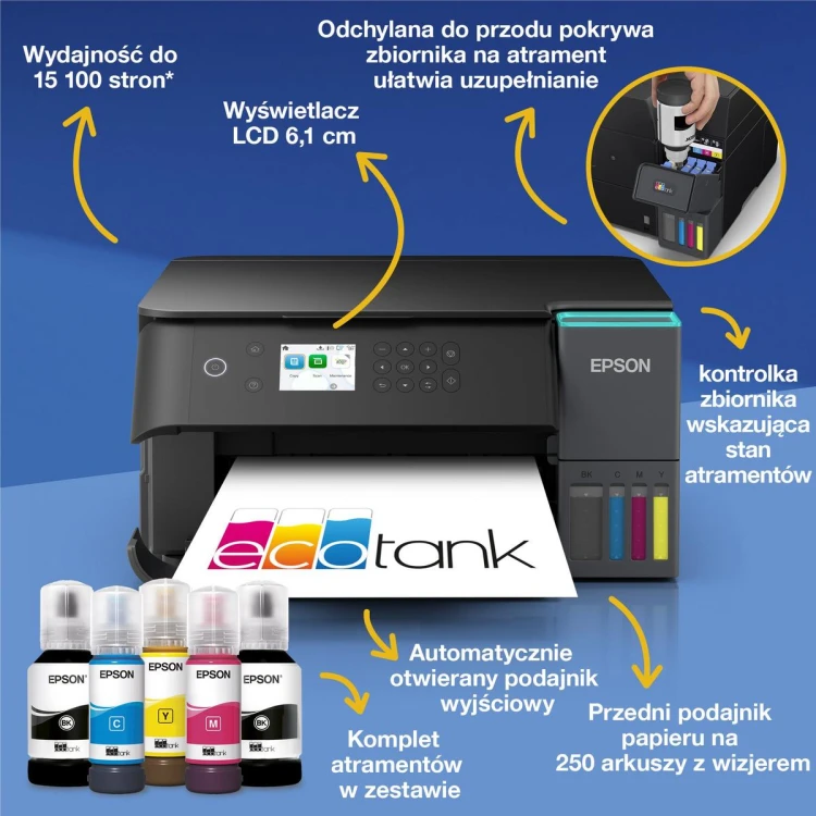 Drukarka wielofunkcyjna EPSON EcoTank L6360 – zdjęcie 1