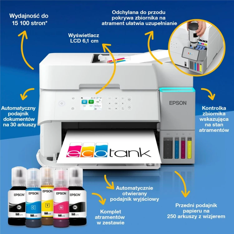 Drukarka wielofunkcyjna EPSON EcoTank L6376 – zdjęcie 1